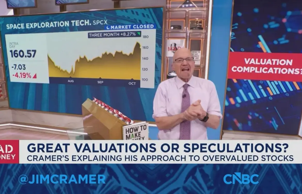 Cramer Weighs Innovation Against Valuation in Latest SpaceX Take