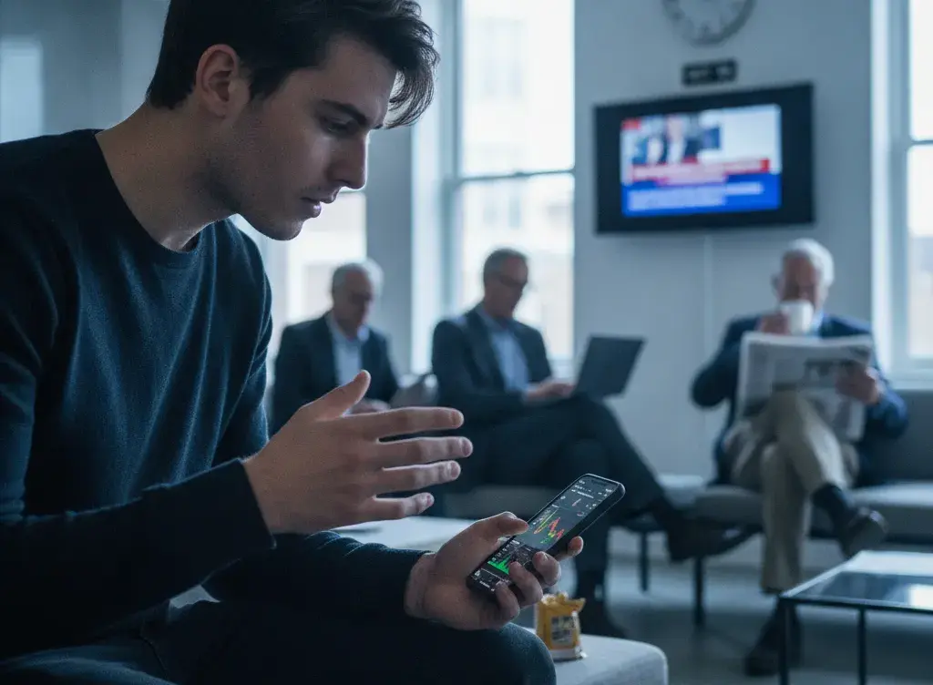 Digital Natives Trade Stability for Speed as Midterm Anxiety Hits Portfolios