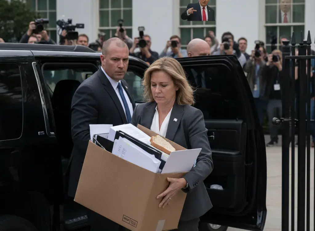 Five Day Flop Ends in Sudden Exit for Trump Press Secretary